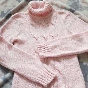 Knit turtleneck sweater